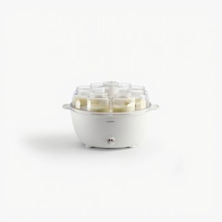 Yoghurtmaker met 7 glazen potjes