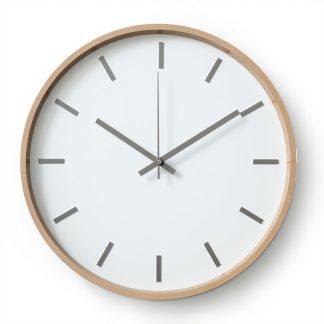 Wandklok met stil uurwerk